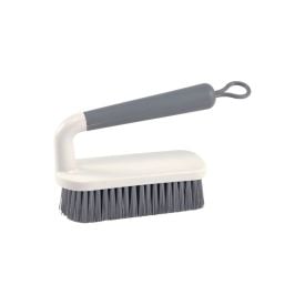 Escova De Piso Flow Ou 18Cm - Branco e Cinza