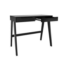 Escrivaninha Em Mdf Com 2 Gavetas 90X45 Cm Havan Casa - Preto