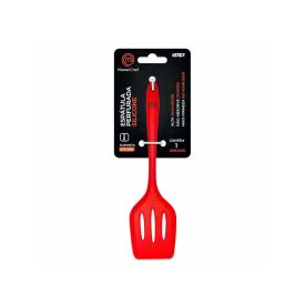 Espátula Perfurada De Silicone Masterchef - Vermelho