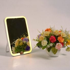 Espelho de Mesa Taschibra Make Led Touch - Branco