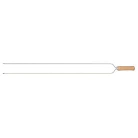 Espeto Duplo Aço Cromado 85Cm Mor - 3209