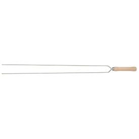 Espeto Fino Duplo 75Cm Mor - 3211