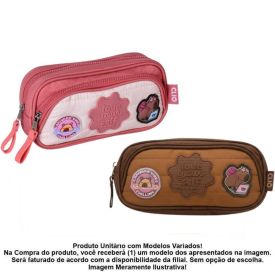 Estojo Duplo Juvenil Capivara Clio Style - Sortido