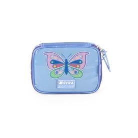 Estojo Infantil Retangular Borboleta Luxcel - Colorido