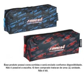 Estojo Simples Infantil Luxcel Força 4 - Sortido