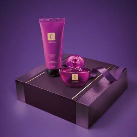  Kit Perfume Eudora Edp E Hidratante Corporal Indulgent Cream