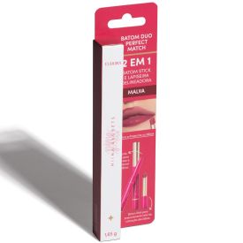 Batom Duo Perfect Match Malva 1,65G Niina Secrets