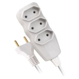 Extensão Fc New Cabo Pp 2X0,75Mm 1,5M Branco Fc