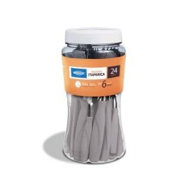 Faqueiro 24 Peças Itaparica Brinox - Cinza