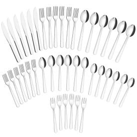 Faqueiro Aço Inox Malibu Tramontina 42 Peças - Prata