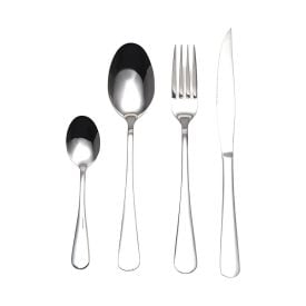 Faqueiro Aço Inoxidável Barcelona Havan Casa 24 Peças - Prateado