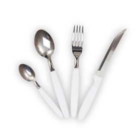 Faqueiro Tramontina Ipanema Lâminas Em Aço Inox 24 Peças - Branco