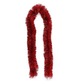 Festão Natalino Holográfico 2 Metros Bst Import - Vermelho