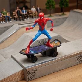 Boneco Homem-Aranha No Skate de Fricção Etitoys - Sortido