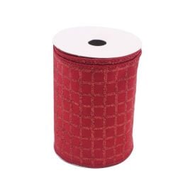 Fita Natalina 5M X 10Cm Vermelha Havan Casa - Sortido