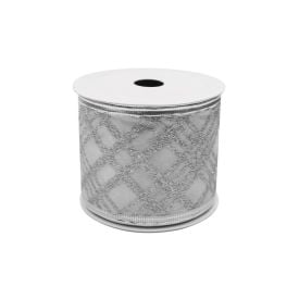Fita Natalina 5M X 6,3 Cm Prateada Havan Casa - Sortido