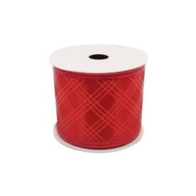 Fita Natalina 5M X 6,3Cm Vermelha Havan Casa - Sortido