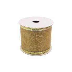 Fita Natalina 5M X 6,3Cm Dourada Havan Casa - Sortido
