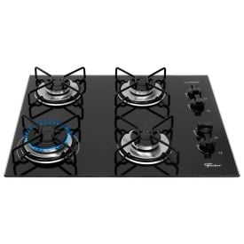 Fogão Cooktop Fischer 4 Bocas Fit Line Trempe Esmaltada Aramado - Bivolt