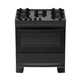 Fogão de Piso 5 Bocas Atlas Mônaco Top Glass Preto