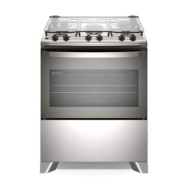 Fogão de Piso 5 Bocas Electrolux Cinza Efficient Fe5ig
