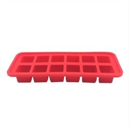 Forma de Silicone para Gelo Basic Havan Casa  - Vermelho