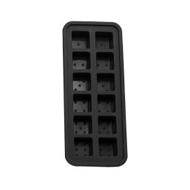 Forma de Silicone para Gelo Basic Havan Casa  - Preto