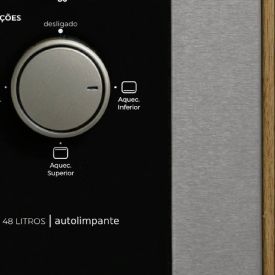 Forno Elétrico Fischer 48 Litros de Embutir Fit Line