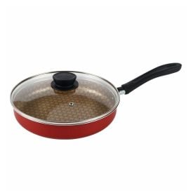 Frigideira Reta com Tampa Califórnia Tramontina 2 Litros - Vermelho
