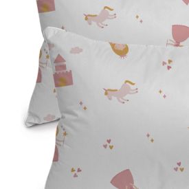 Fronha Avulsa Bebê 30X40cm Malha Yoyo Baby - Princesa