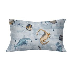 Fronha Avulsa Infantil Malha Estampada Havan Casa  - Astrossauro Denin