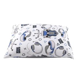 Fronha Avulsa Infantil Malha Estampada Havan Casa  - Game Cinza