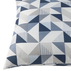 Fronha Avulsa Microfibra Estampada Havan Casa - Log Azul