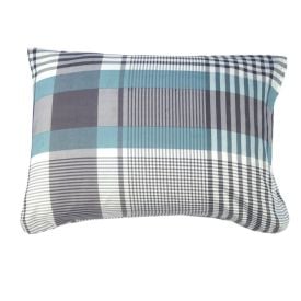 Fronha Avulsa Microfibra Estampada Havan Casa - Pedro Xadrez Cinza