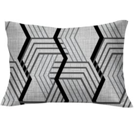 Fronha Avulsa Malha Estampada Havan Casa - Carbon Preto