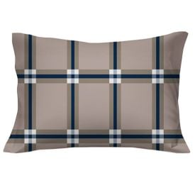 Fronha Avulsa Malha Estampada Havan Casa - Lumy Azul Marinho