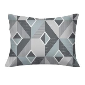 Fronha Avulsa Malha Estampada Havan Casa - Bruce Cinza