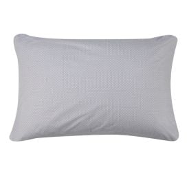 Fronha Avulsa Percal 100% Algodão Buona Fortuna - Poa Prata