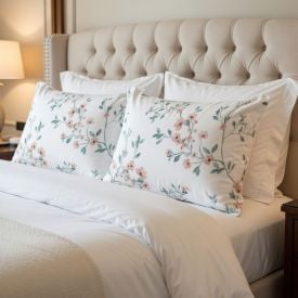 Fronha Avulsa Percal 100% Algodão Buona Fortuna - Aurora Rosa