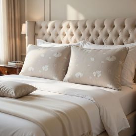 Fronha Avulsa Percal 100% Algodão Buona Fortuna - Celina Cru