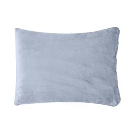 Fronha Avulsa Plush 100% Poliéster Lisa Havan Casa - Cinza Lunar