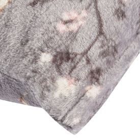 Fronha Avulsa Plush Estampada 50Cmx70cm Havan Casa - Ramas Cinza
