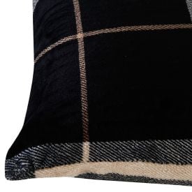 Fronha Avulsa Plush Estampada 50Cmx70cm Havan Casa - Glenn Geo Preto