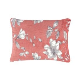 Fronha Avulsa Plush Estampada 50Cmx70cm Havan Casa - Livia Floral Rosa