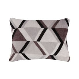 Fronha Avulsa Plush Estampada 50Cmx70cm Havan Casa - Ravi Cinza