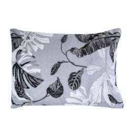 Fronha Avulsa Plush Estampada 50Cmx70cm Havan Casa - Forest Cinza