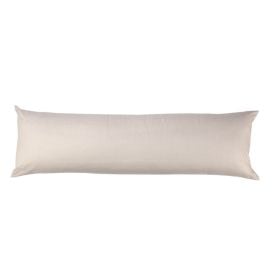 Fronha de Travesseiro Corporal 40 X 130 cm Buona Fortuna - Poa/Cru