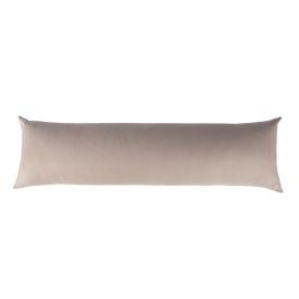 Fronha de Travesseiro Corporal 40 X 130 cm Buona Fortuna - Cinza Prata Liso