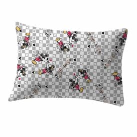 Fronha Estampada 48X68cm Disney - True Love Cinza