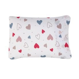 Fronha Infantil 100% Algodão Estampada Havan Kids - Corações Coloridos